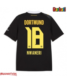 Borussia Dortmund Ethan Nwaneri #18 Tricou Fotbal Replică 2026-27 Barbati Deplasare Borussia Dortmund Ethan Nwaneri #18 Tricou Fotbal Replică 2026-27 Barbati Deplasare